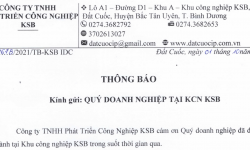 Thông báo hỗ trợ giảm phí quản lý cho các Doanh nghiệp